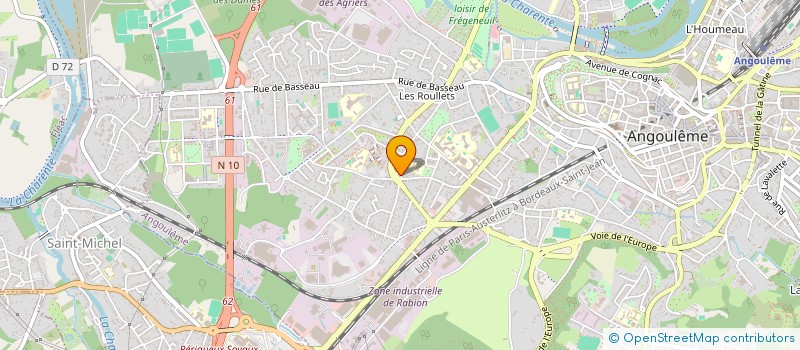 localisation de l'entreprise MONSIEUR CHRISTOPHE DOLIMONT à ANGOULEME