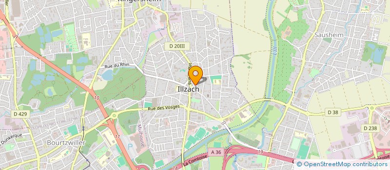 localisation de l'entreprise MONSIEUR CHRISTOPHE DOLLE  ILLZACH