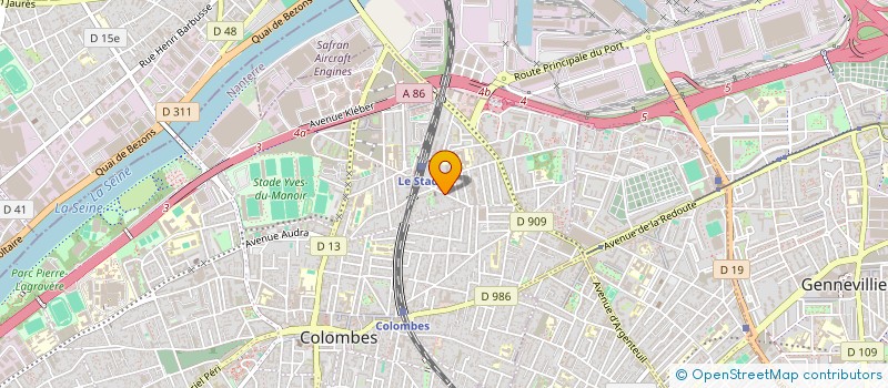 localisation de l'entreprise MONSIEUR CHRISTOPHE DOMIN  COLOMBES