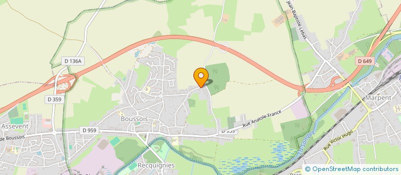 localisation de l'entreprise MONSIEUR CHRISTOPHE DOOM  BOUSSOIS