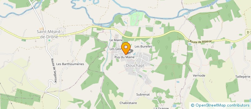 localisation de l'entreprise MONSIEUR CHRISTOPHE DORION  DOUCHAPT