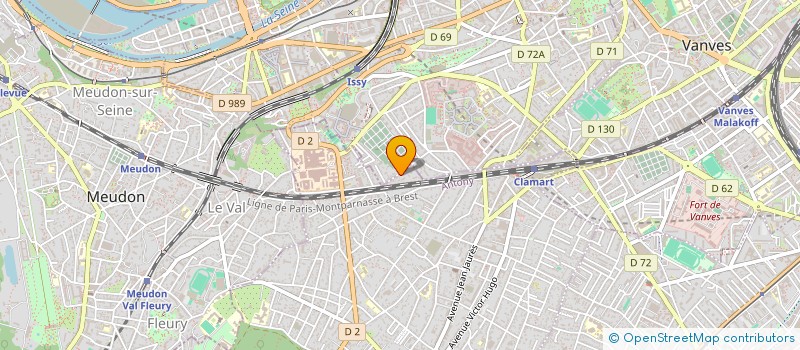 localisation de l'entreprise MONSIEUR CHRISTOPHE DOS à CLAMART