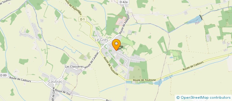 localisation de l'entreprise MONSIEUR CHRISTOPHE DOS SANTOS  LE GRES