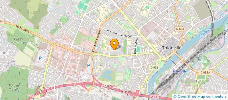 localisation de l'entreprise MONSIEUR CHRISTOPHE DOS SANTOS  THIONVILLE