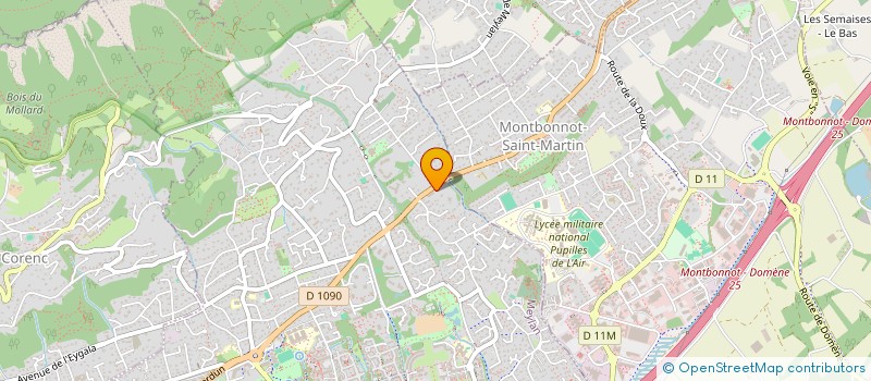 localisation de l'entreprise MONSIEUR CHRISTOPHE DOS SANTOS  MEYLAN