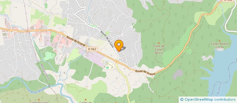 localisation de l'entreprise MONSIEUR CHRISTOPHE DOS SANTOS LOURENCO  MONTAUROUX