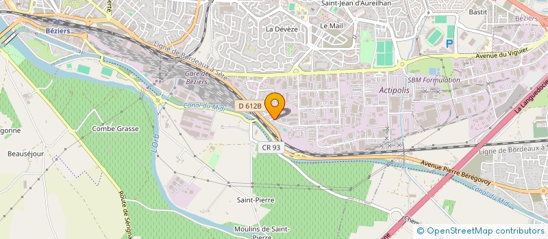 localisation de l'entreprise MONSIEUR CHRISTOPHE DOSTA à BEZIERS