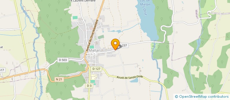 localisation de l'entreprise MONSIEUR CHRISTOPHE DOUAT  MIELAN