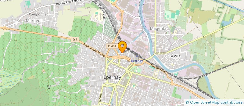 localisation de l'entreprise MONSIEUR CHRISTOPHE DOUCEDE  EPERNAY