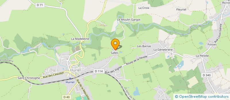 localisation de l'entreprise MONSIEUR CHRISTOPHE DOUDEAU à HURIEL