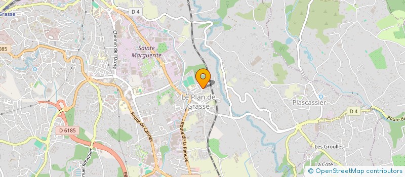 localisation de l'entreprise MONSIEUR CHRISTOPHE DOUE  GRASSE