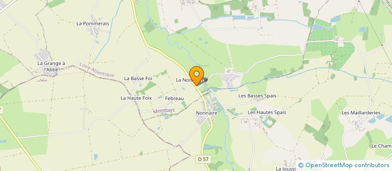 localisation de l'entreprise MONSIEUR CHRISTOPHE DOUILLARD  MONTBERT