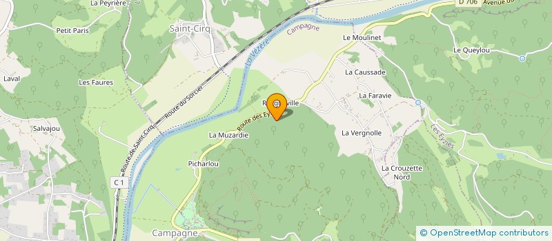 localisation de l'entreprise MONSIEUR CHRISTOPHE DOULLAY  LES EYZIES