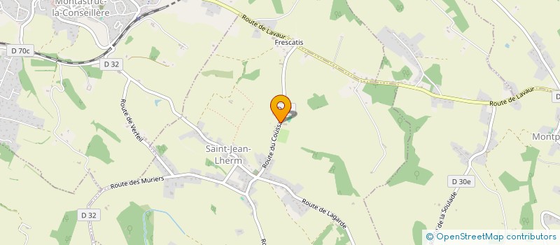 localisation de l'entreprise MONSIEUR CHRISTOPHE DOUMERC à SAINT-JEAN-LHERM