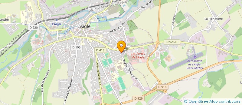localisation de l'entreprise MONSIEUR CHRISTOPHE DOUSSAINT à L'AIGLE