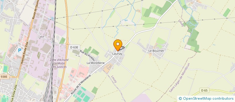 localisation de l'entreprise MONSIEUR CHRISTOPHE DOUTEAU  LOUZY