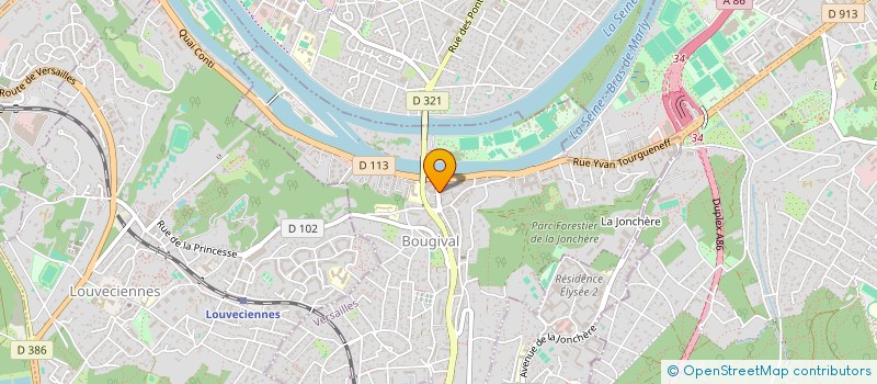 localisation de l'entreprise MONSIEUR CHRISTOPHE DREVET à BOUGIVAL