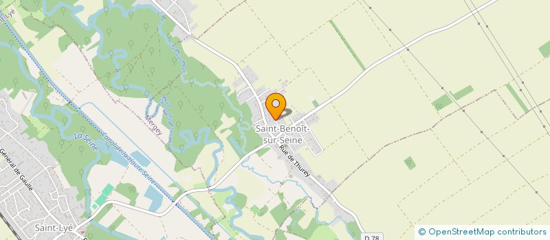 localisation de l'entreprise MONSIEUR CHRISTOPHE DRION  SAINT-BENOIT-SUR-SEINE