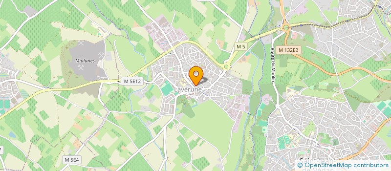 localisation de l'entreprise MONSIEUR CHRISTOPHE DRIOT  LAVERUNE