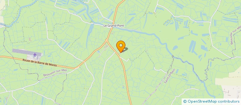 localisation de l'entreprise MONSIEUR CHRISTOPHE DRONET  BEAUVOIR-SUR-MER