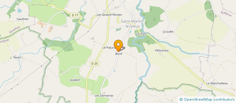 localisation de l'entreprise MONSIEUR CHRISTOPHE DUBARRY  SAINT-MARTIN-LE-VIEUX