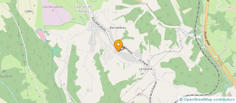 localisation de l'entreprise MONSIEUR CHRISTOPHE DUBARRY  CAGNAC-LES-MINES