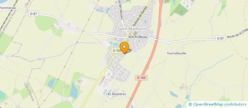 localisation de l'entreprise MONSIEUR CHRISTOPHE DUBE  SAINT-MATHURIN