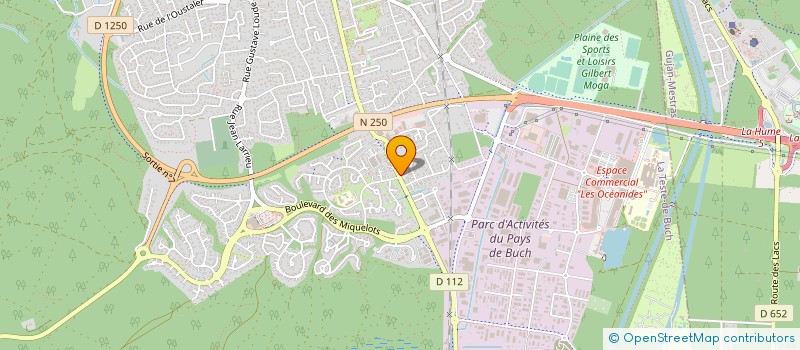 localisation de l'entreprise MONSIEUR CHRISTOPHE DUBIE à LA TESTE-DE-BUCH