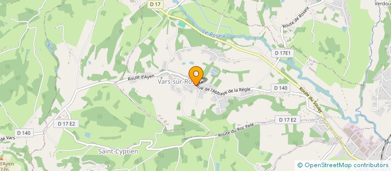 localisation de l'entreprise MONSIEUR CHRISTOPHE DUBIEZ  VARS-SUR-ROSEIX