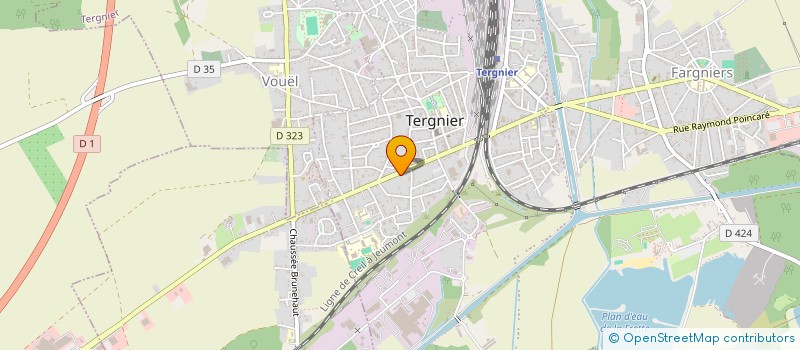 localisation de l'entreprise MONSIEUR CHRISTOPHE DUBIGNY  TERGNIER