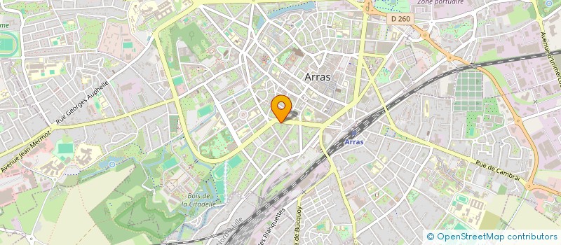 localisation de l'entreprise MONSIEUR CHRISTOPHE DUBOIS à ARRAS