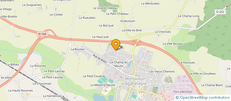 localisation de l'entreprise MONSIEUR CHRISTOPHE DUBOIS  BOISGERVILLY