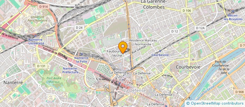 localisation de l'entreprise MONSIEUR CHRISTOPHE DUBOIS à COURBEVOIE