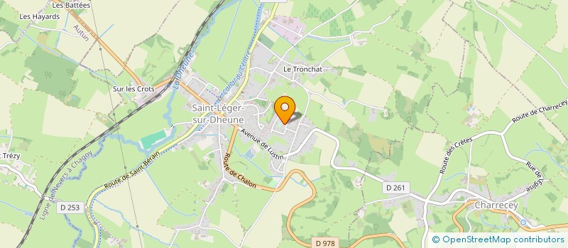 localisation de l'entreprise MONSIEUR CHRISTOPHE DUBOIS  SAINT-LEGER-SUR-DHEUNE