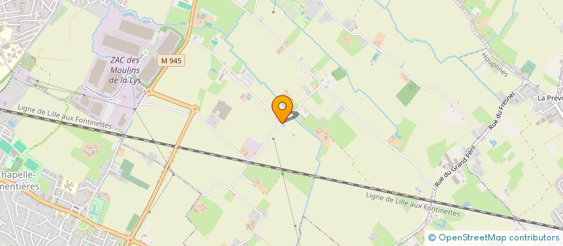 localisation de l'entreprise MONSIEUR CHRISTOPHE DUBOIS  HOUPLINES