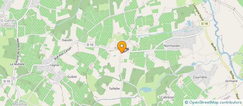 localisation de l'entreprise MONSIEUR CHRISTOPHE DUBOIS  PERISSAC