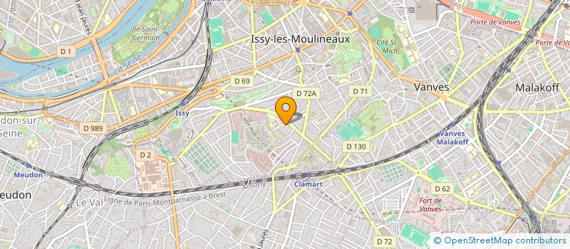localisation de l'entreprise MONSIEUR CHRISTOPHE DUBOIS DESTRIZAIS à ISSY-LES-MOULINEAUX