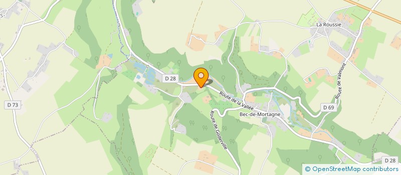 localisation de l'entreprise MONSIEUR CHRISTOPHE DUBOS  BEC-DE-MORTAGNE