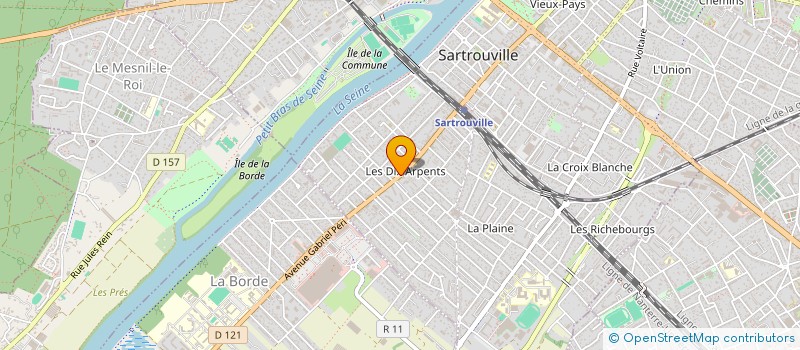 localisation de l'entreprise MONSIEUR CHRISTOPHE DUBOUCHER à SARTROUVILLE
