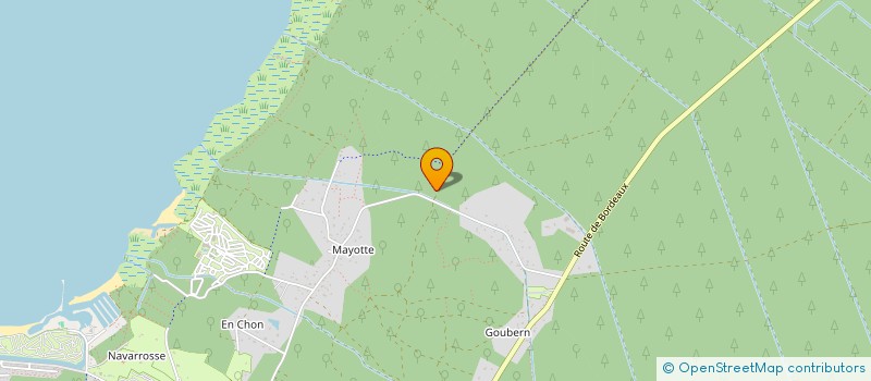 localisation de l'entreprise MONSIEUR CHRISTOPHE DUBOURG  BISCARROSSE