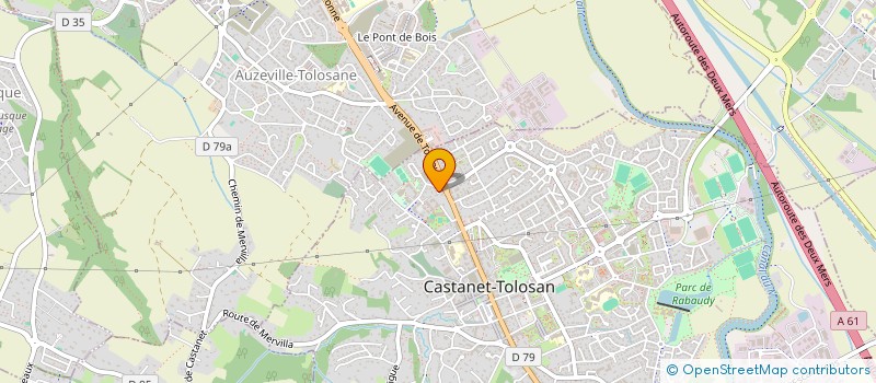 localisation de l'entreprise MONSIEUR CHRISTOPHE DUBREUIL à CASTANET-TOLOSAN