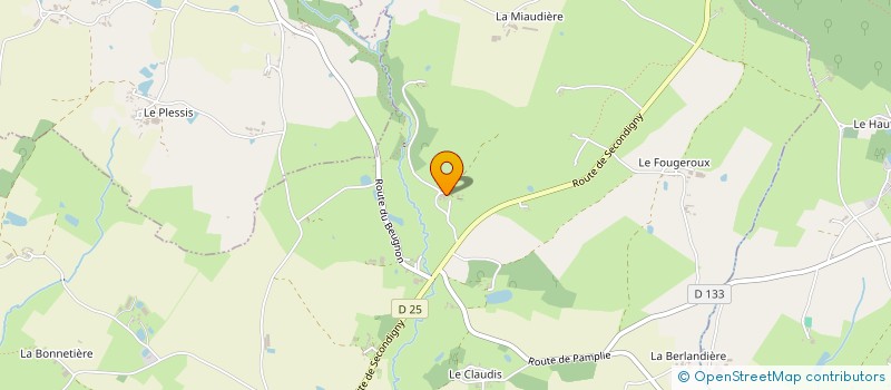 localisation de l'entreprise MONSIEUR CHRISTOPHE DUBREUIL  FENIOUX