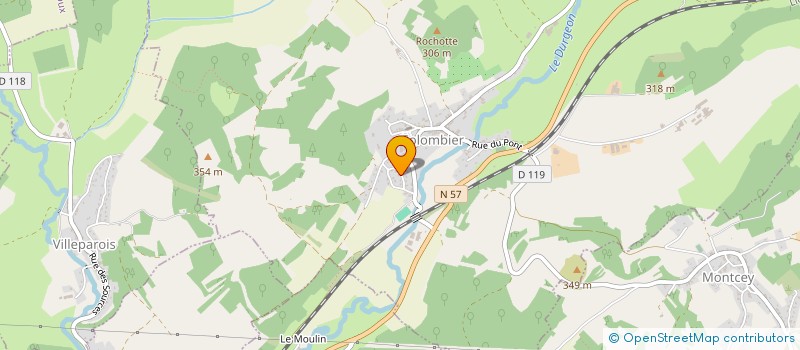 localisation de l'entreprise MONSIEUR CHRISTOPHE DUBREUIL  COLOMBIER