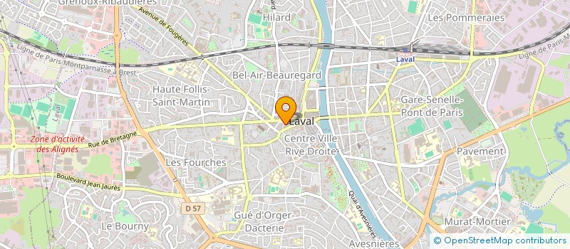 localisation de l'entreprise MONSIEUR CHRISTOPHE DUCHESNE à LAVAL