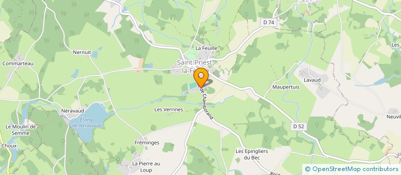 localisation de l'entreprise MONSIEUR CHRISTOPHE DUCOURTHIOUX  SAINT-PRIEST-LA-FEUILLE