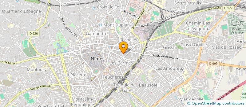 localisation de l'entreprise MONSIEUR CHRISTOPHE DUCREUX  NIMES