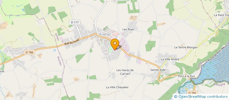 localisation de l'entreprise MONSIEUR CHRISTOPHE DUCROT  FREHEL