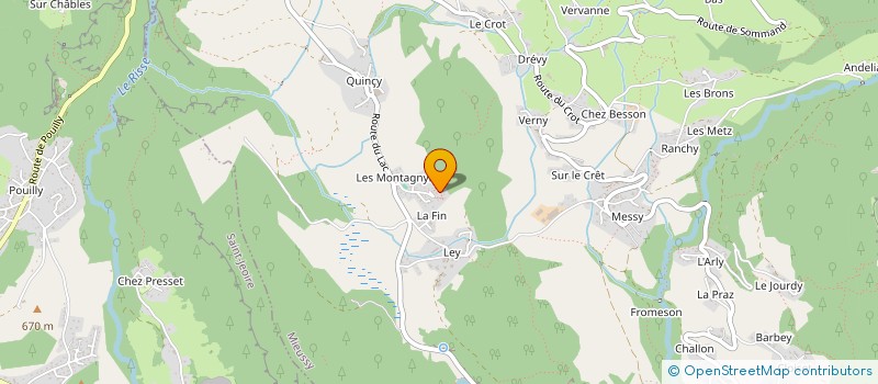 localisation de l'entreprise MONSIEUR CHRISTOPHE DUCROZ  MIEUSSY