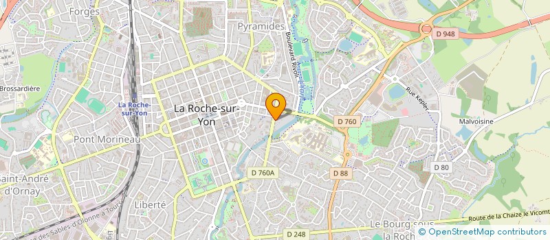localisation de l'entreprise MONSIEUR CHRISTOPHE DUDIT à LA ROCHE-SUR-YON