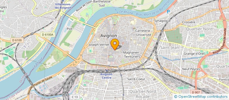 localisation de l'entreprise MONSIEUR CHRISTOPHE DUDON  AVIGNON